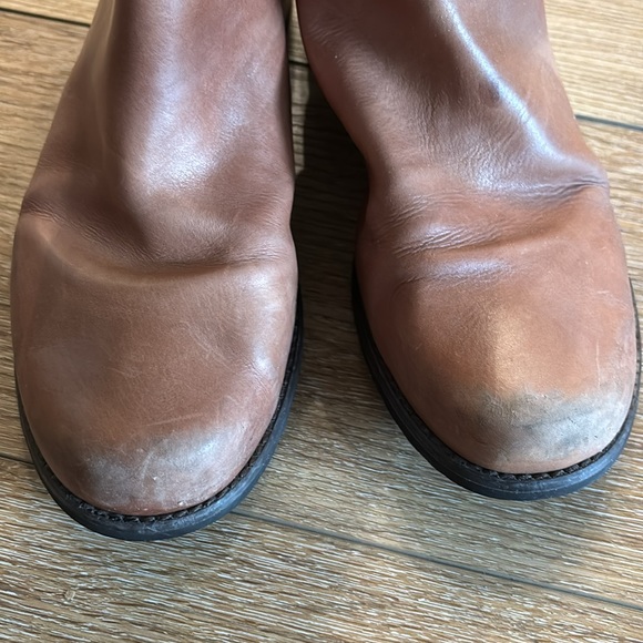 Stuart Weitzman brown leather knee length boots - Picture 3 of 8